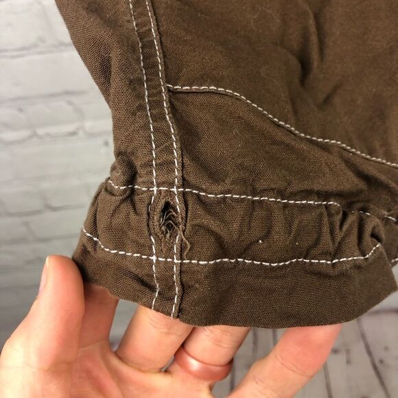 Prana Brown Capri Pants Women's Sz Small - Picture 5 of 13